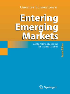 cover image of Entering Emerging Markets